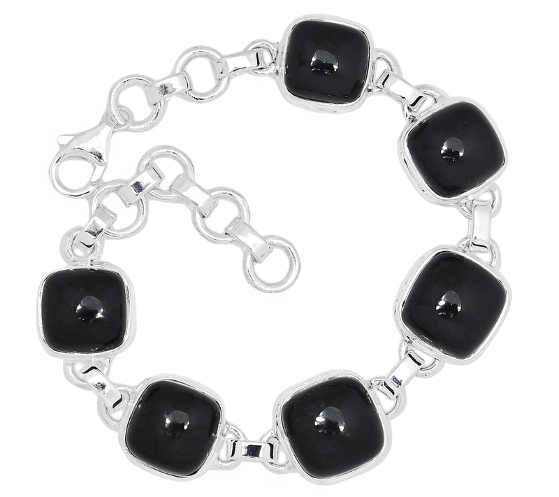 8.2" Black Onyx Bracelets - BOCB251