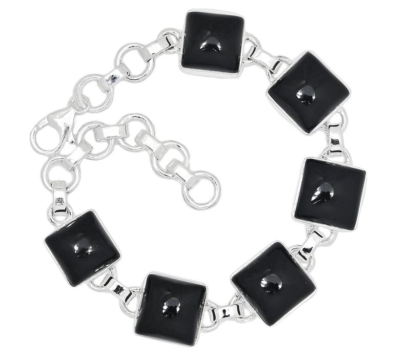8.5" Black Onyx Bracelets - BOCB256