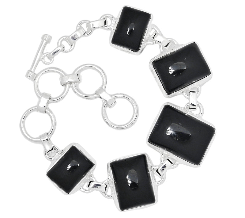 7.7" Black Onyx Bracelets - BOCB260