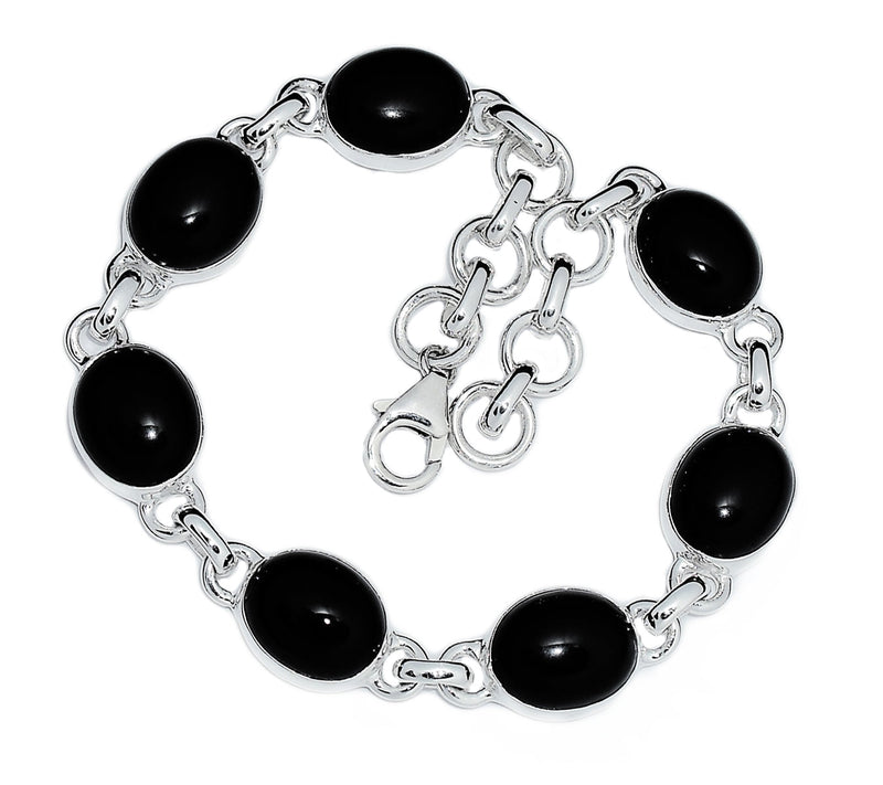 8.2" Black Onyx Bracelets - BOCB283