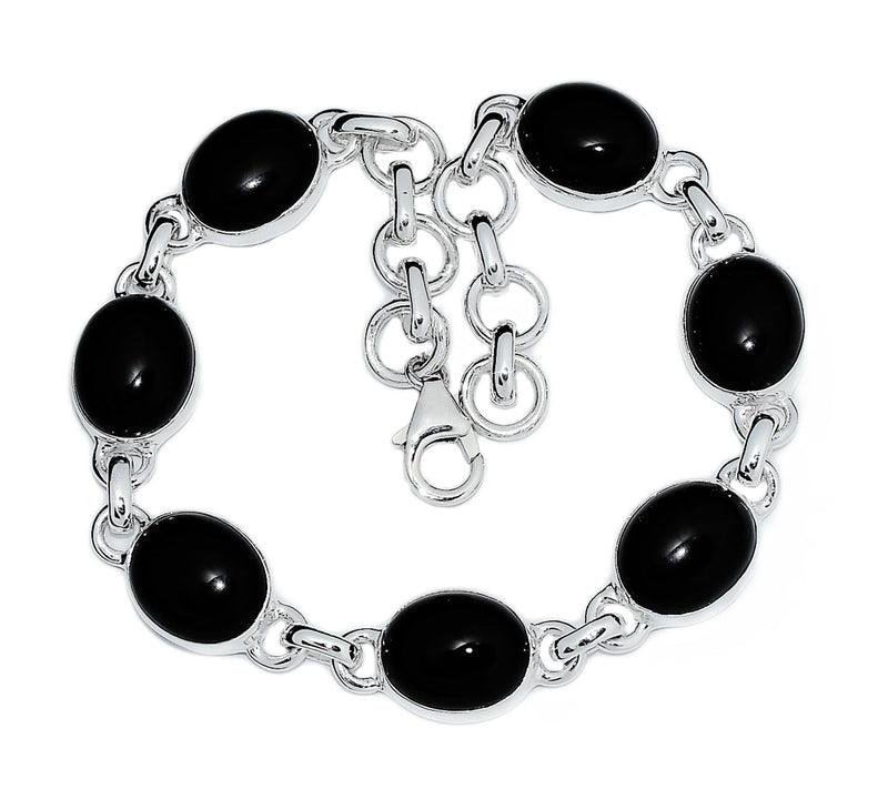 8.5" Black Onyx Bracelets - BOCB285