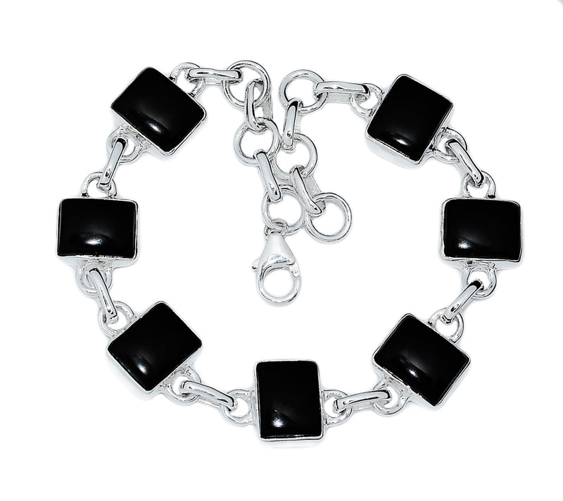 8.7" Black Onyx Bracelets - BOCB289
