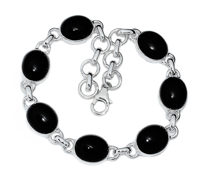 8.3" Black Onyx Bracelets - BOCB294