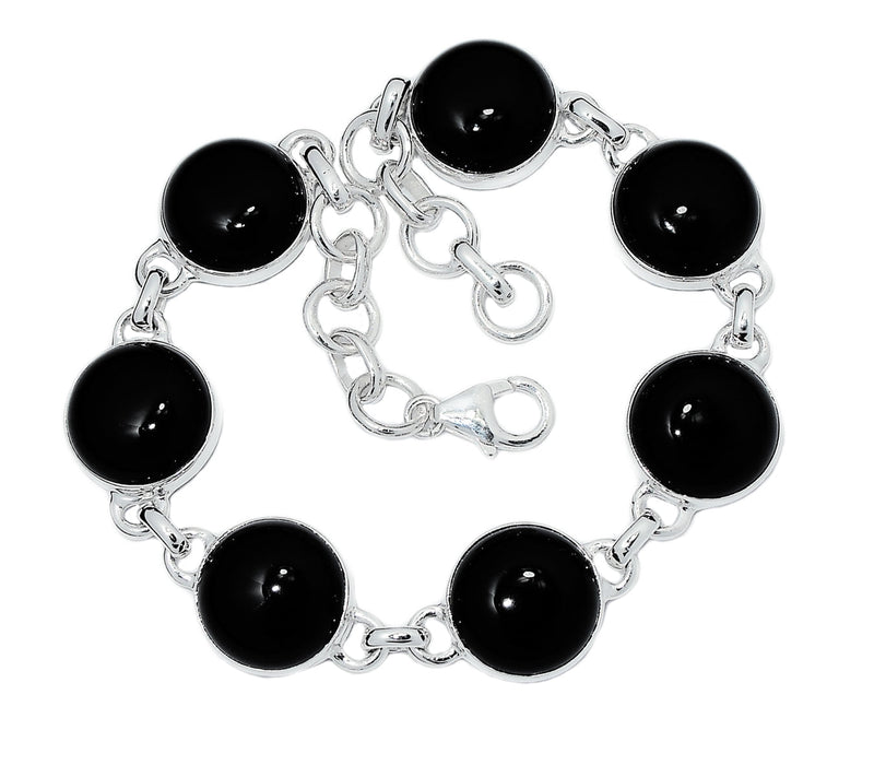 8.5" Black Onyx Bracelets - BOCB319