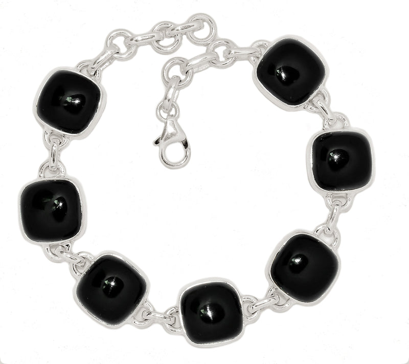 8.1" Black Onyx Bracelets - BOCB331
