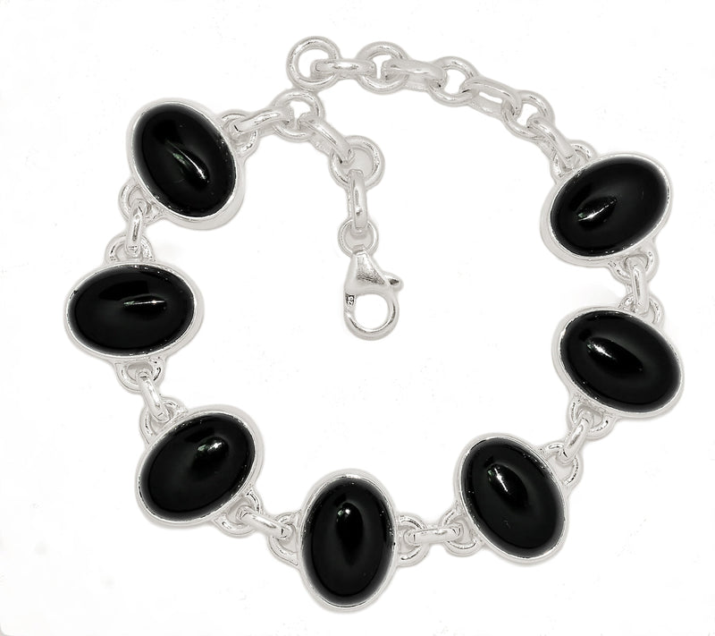8" Black Onyx Bracelets - BOCB333
