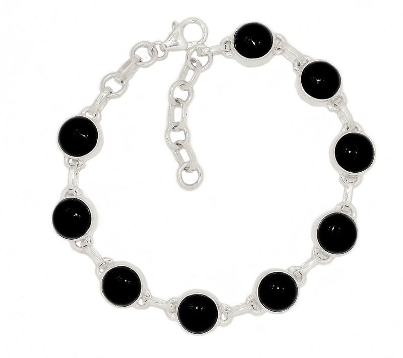 8.2" Black Onyx Bracelets - BOCB341