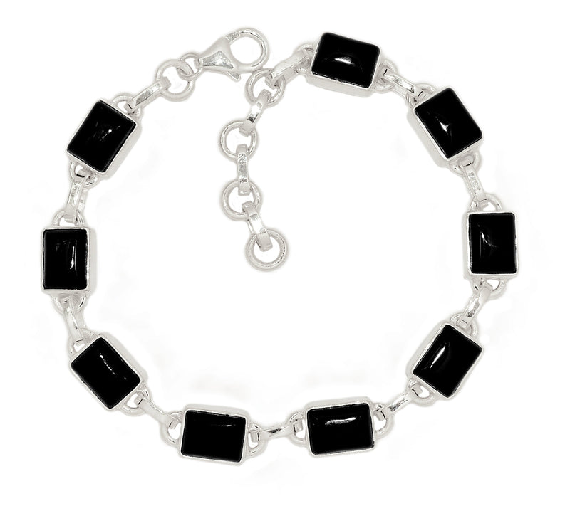 8.1" Black Onyx Bracelets - BOCB357