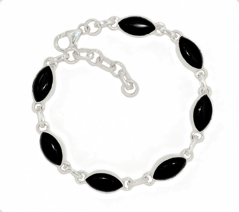 8" Black Onyx Bracelets - BOCB363