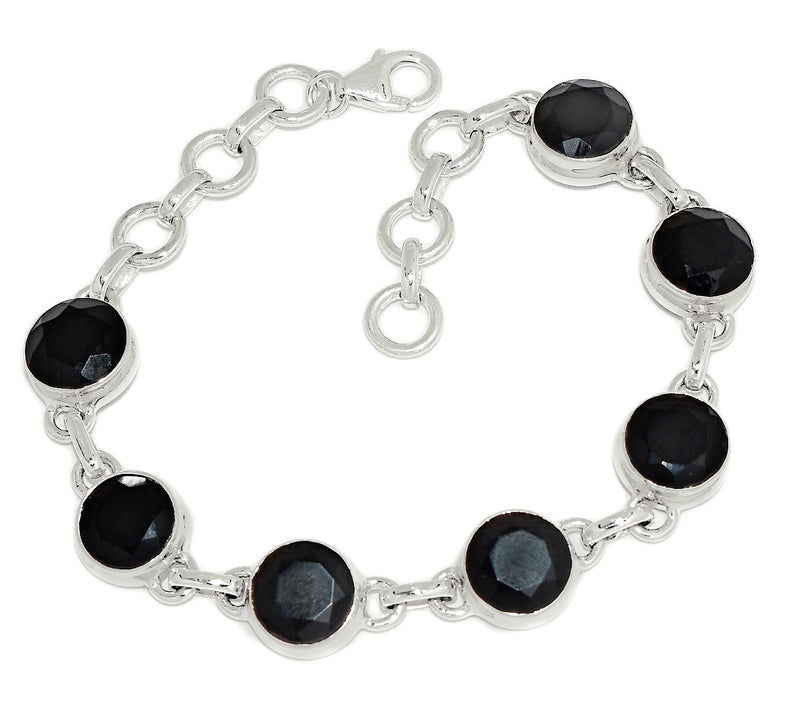 Faceted Black Onyx Bracelets BOFB90