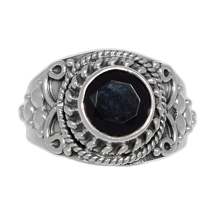 Fine Filigree - Black Onyx Faceted Ring - BOFR1310