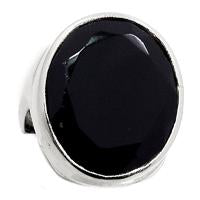 Faceted Black Onyx Ring - BOFR953