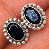 Faceted Black Onyx Studs - BOFS180