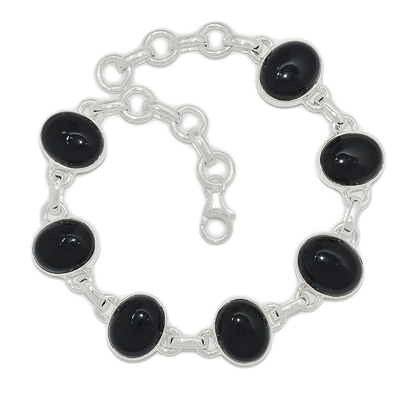 8.5" Black Onyx Bracelets - BOXB377
