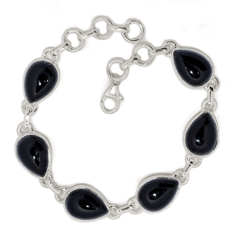 8" Black Onyx Bracelets - BOXB379