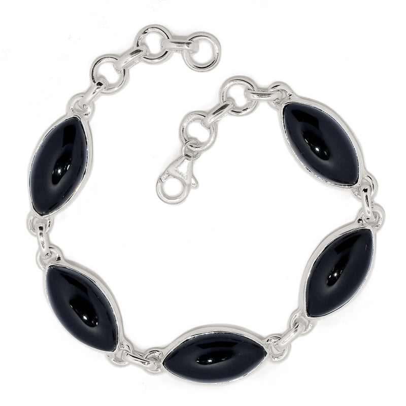 8" Black Onyx Bracelets - BOXB384