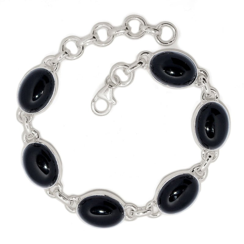 7.8" Black Onyx Bracelets - BOXB390