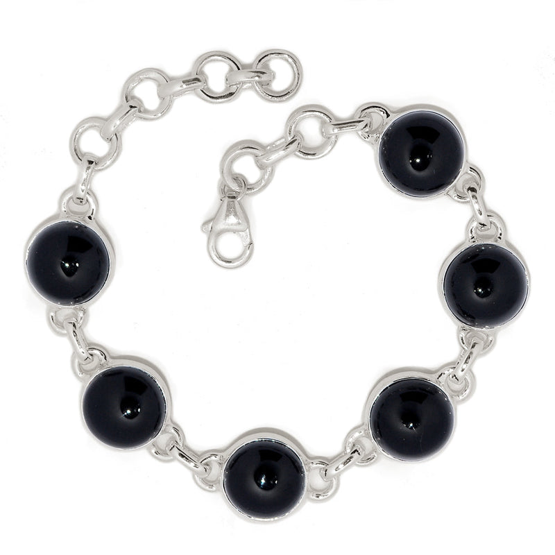 8.2" Black Onyx Bracelets - BOXB394