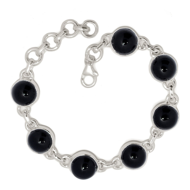 8.1" Black Onyx Bracelets - BOXB396