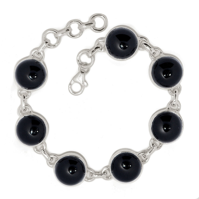 8.2" Black Onyx Bracelets - BOXB397