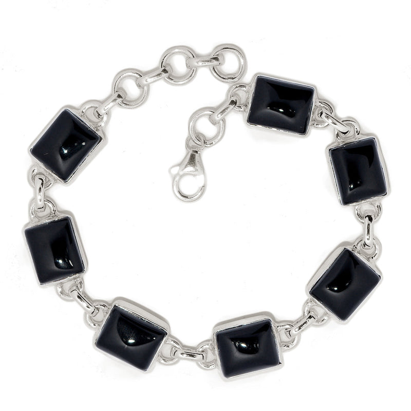 8.2" Black Onyx Bracelets - BOXB400