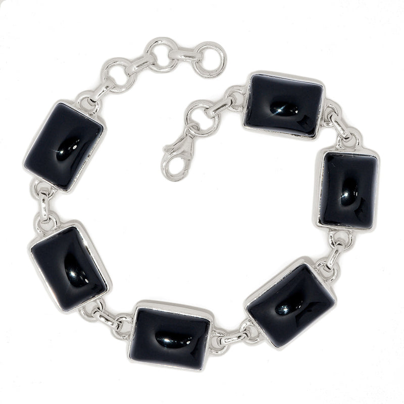 8.2" Black Onyx Bracelets - BOXB407