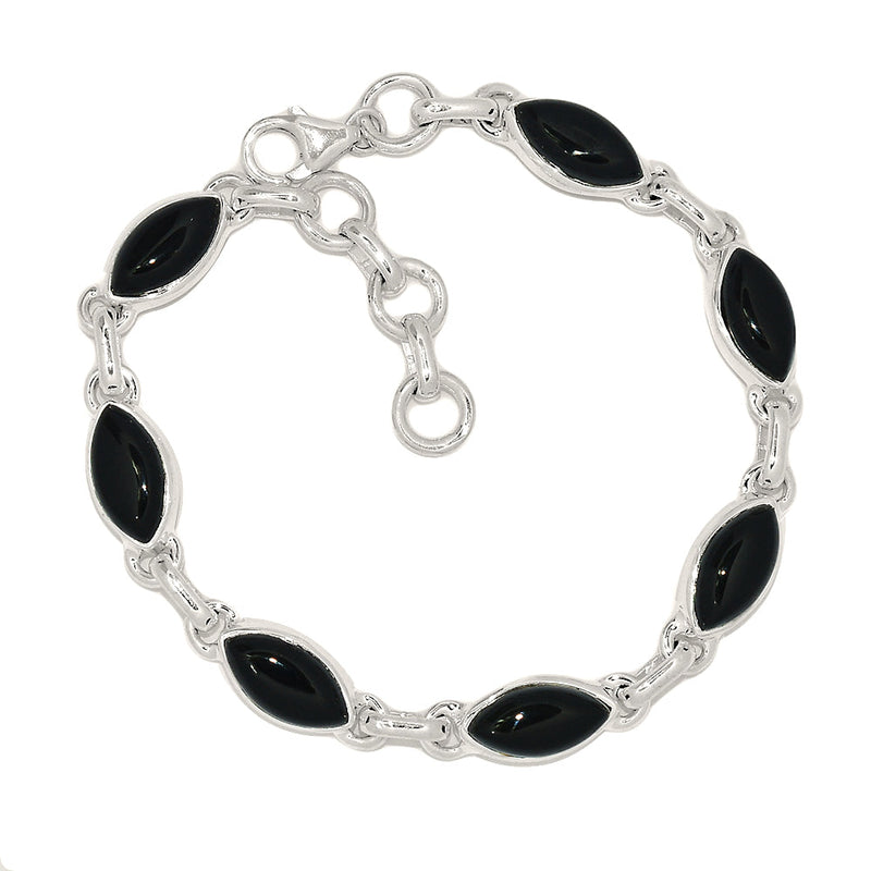 8" Black Onyx Bracelets - BOXB409