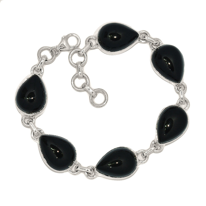 8.1" Black Onyx Bracelets - BOXB410