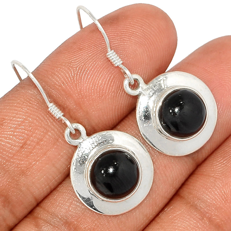 1.3" Diva - Black Onyx Earrings - BOXE1275