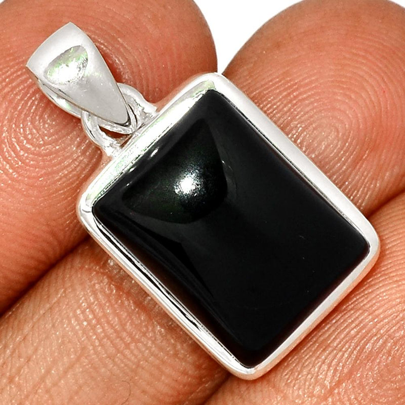 1.1" Black Onyx Pendants - BOXP1958
