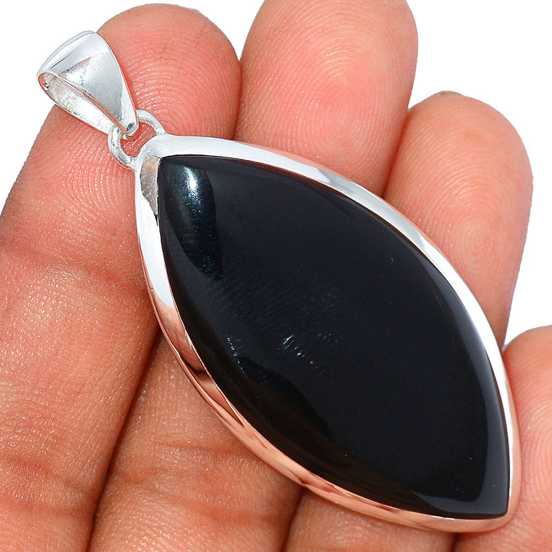 2.3" Black Onyx Pendants - BOXP2218