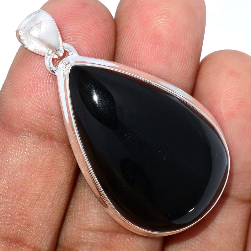 1.7" Black Onyx Pendants - BOXP2240