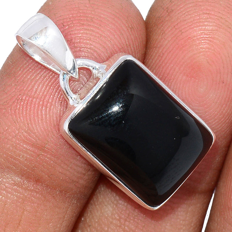 1.1" Black Onyx Pendants - BOXP2259