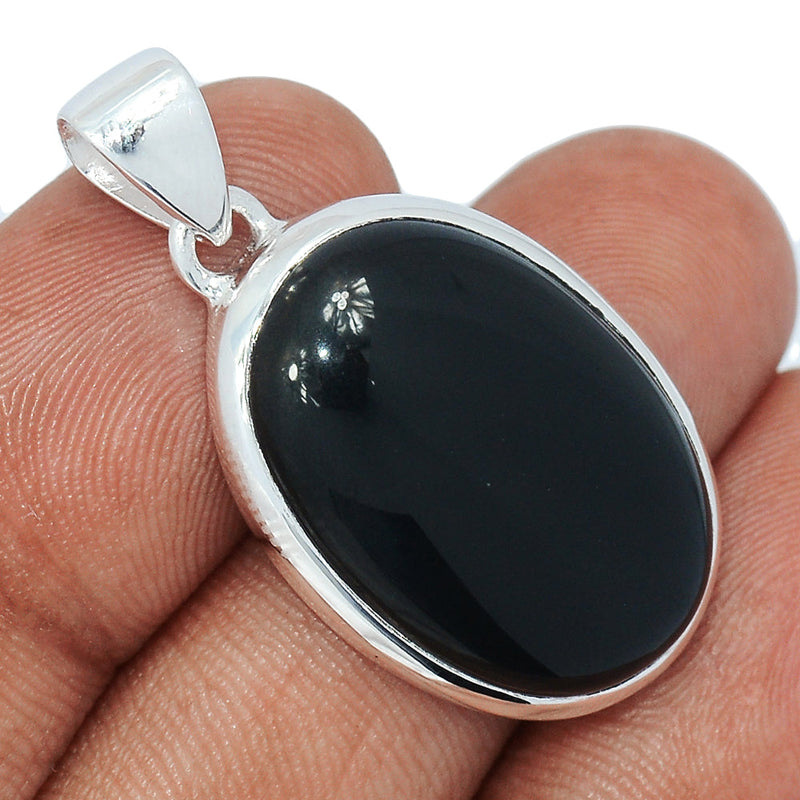 1.5" Black Onyx Pendants - BOXP2372