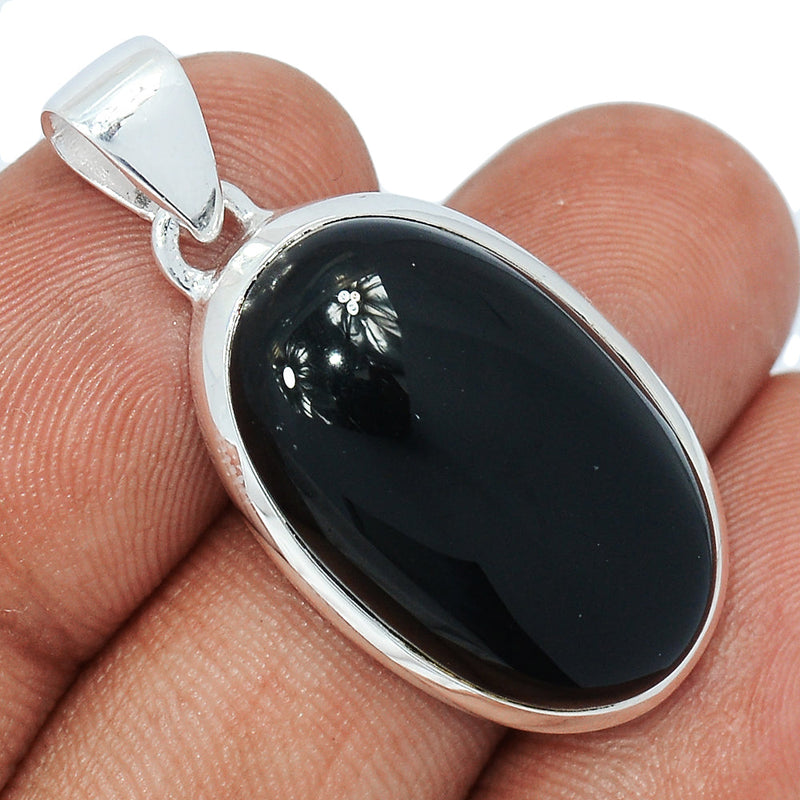 1.5" Black Onyx Pendants - BOXP2374