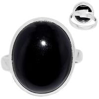 Adjustable - Black Onyx Ring - BOXR1663