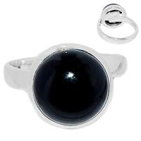 Adjustable - Black Onyx Ring - BOXR1675