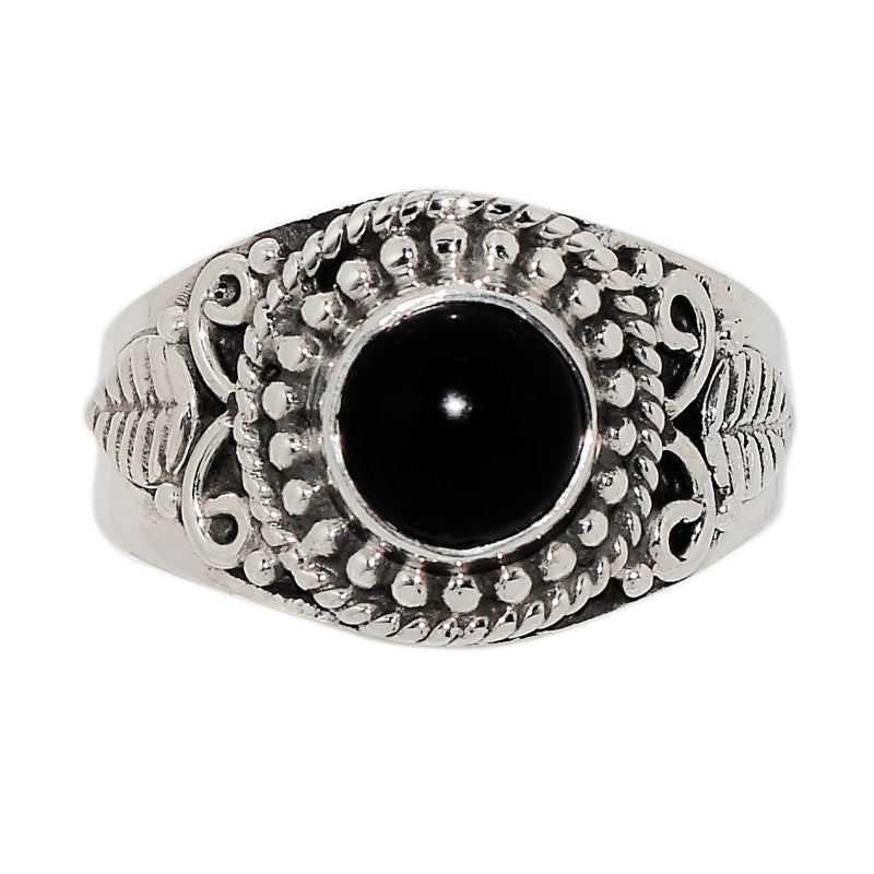 Fine Filigree - Black Onyx Ring - BOXR2258