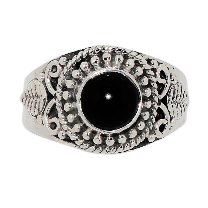 Fine Filigree - Black Onyx Ring - BOXR2267