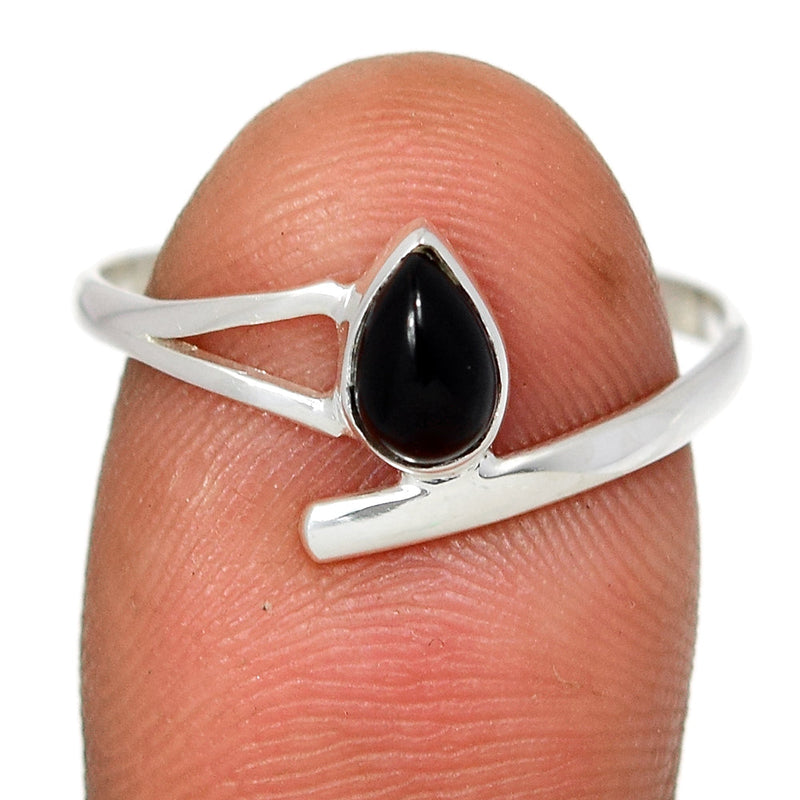 Small Plain - Black Onyx Ring - BOXR2525