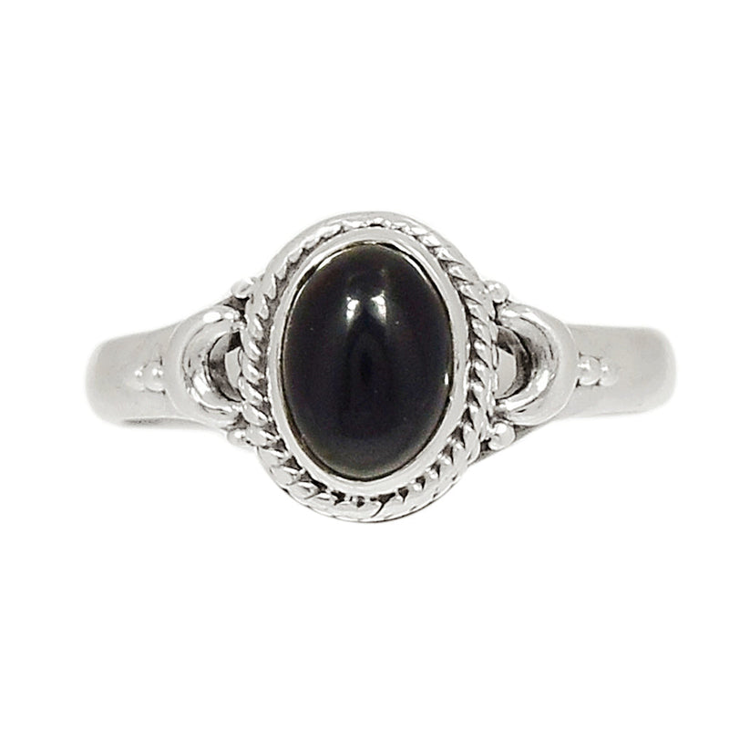 Small Filigree - Black Onyx Ring - BOXR2609