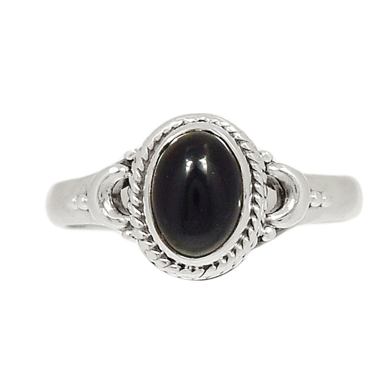 Small Filigree - Black Onyx Ring - BOXR2618