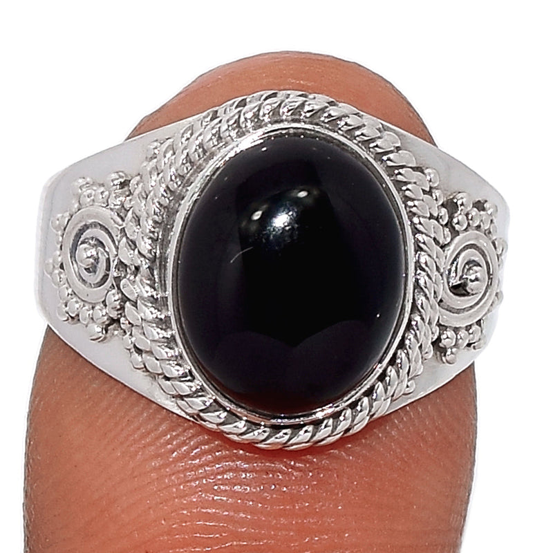 Fine Filigree - Black Onyx Ring - BOXR2685