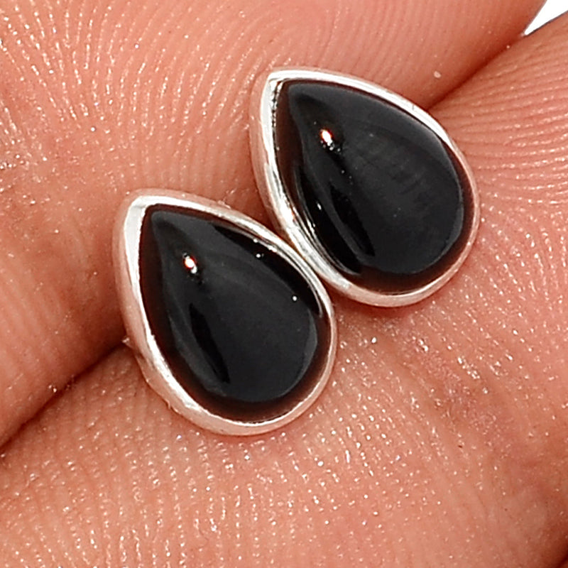 Black Onyx Studs - BOXS606