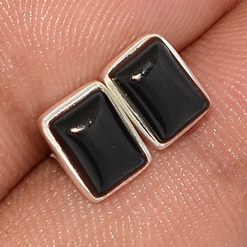 Black Onyx Studs - BOXS617