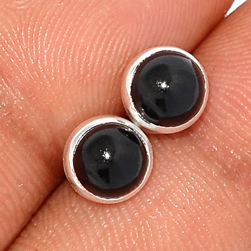 Black Onyx Studs - BOXS636