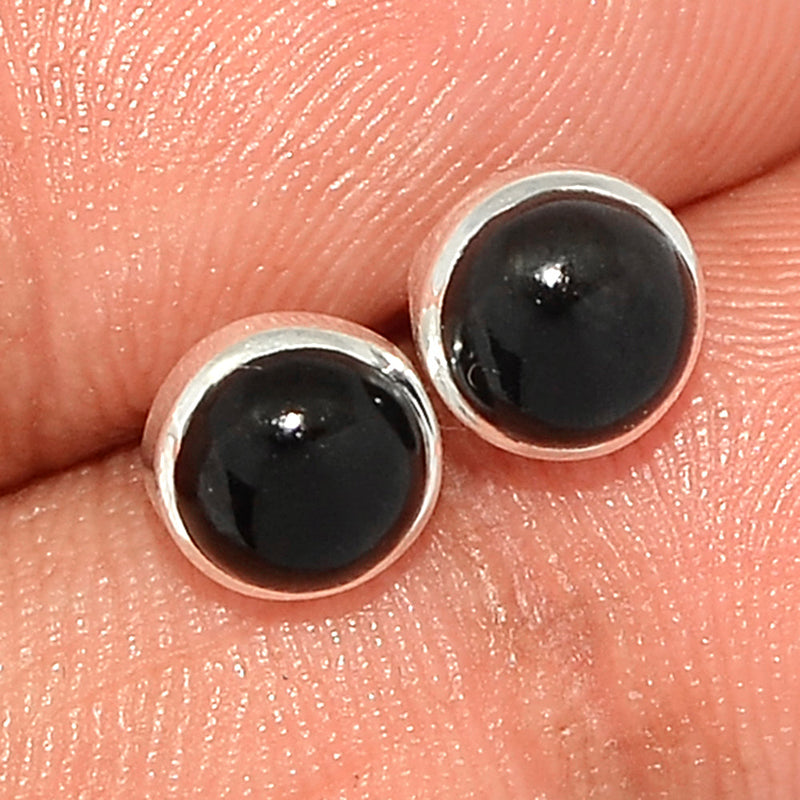 Black Onyx Studs - BOXS663