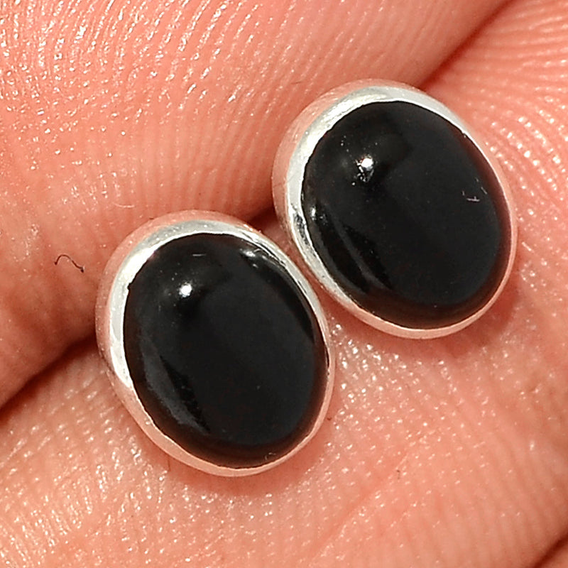 Black Onyx Studs - BOXS680