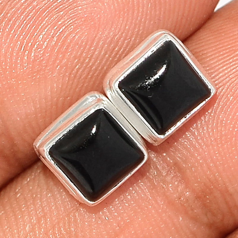 Black Onyx Studs - BOXS685