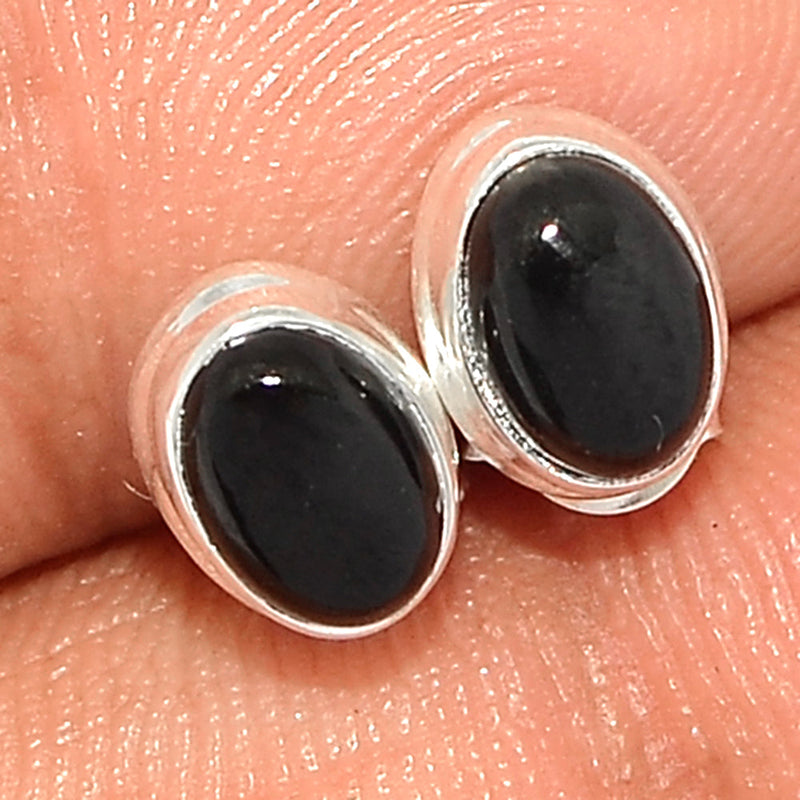 Black Onyx Studs - BOXS696